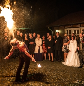 Feuershow Hochzeit Bonn